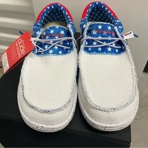 Hey Dude | Shoes | New Hey Dude Wally Sox Tri American Pride  display picture 2